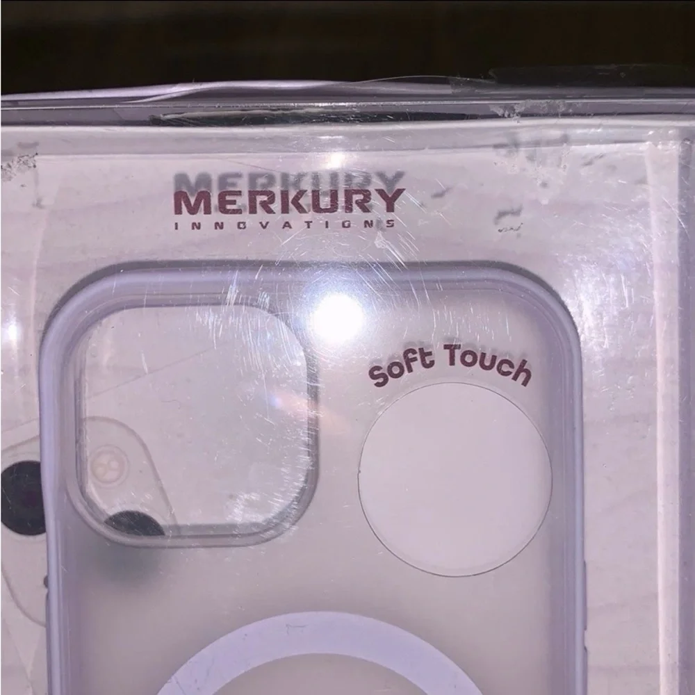 Merkury Innovations glaze MagSafe soft touch hard shell case iPhone 13/14/15